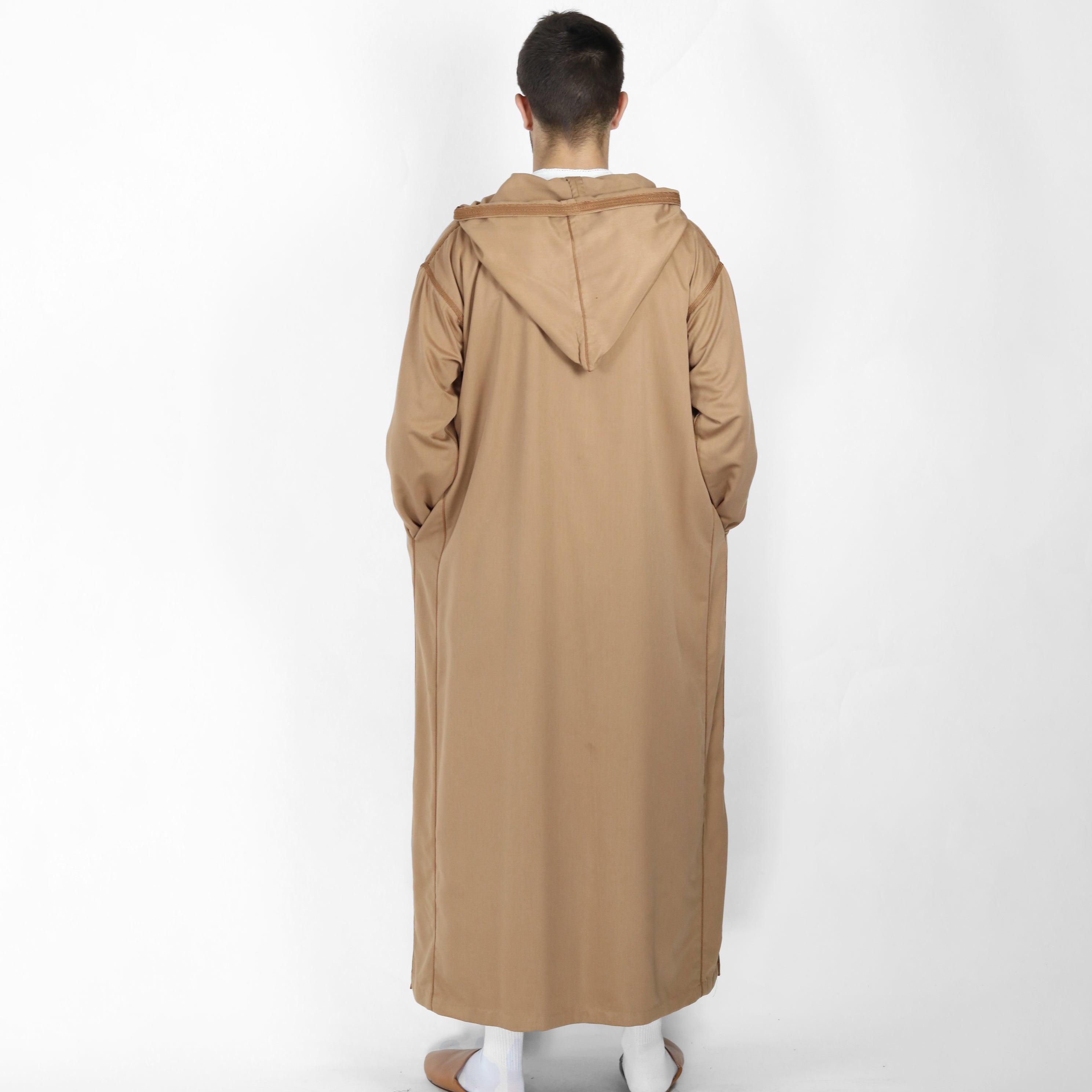 Ethereal Elegance Long Sleeve Hooded Djellaba Thobes