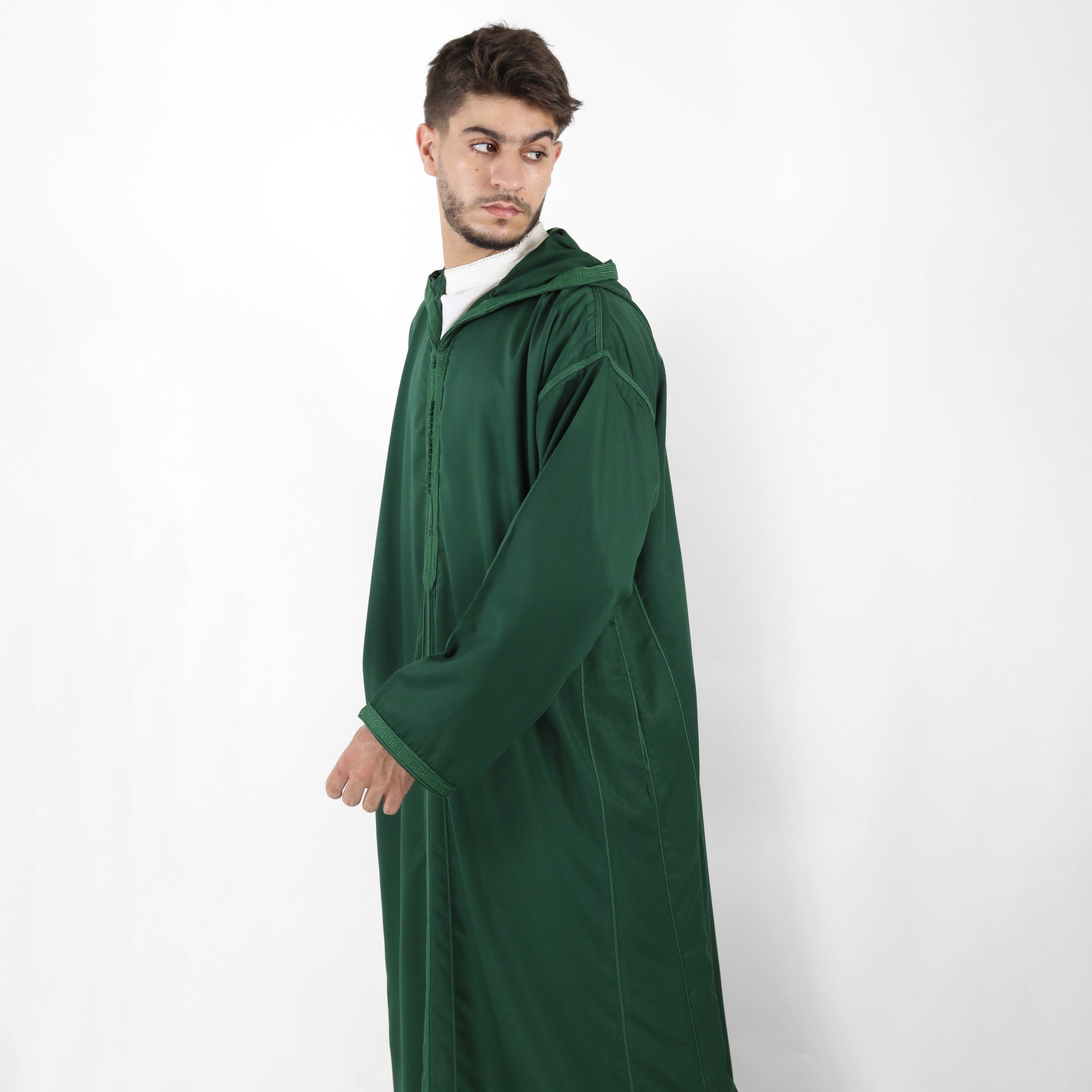 Ethereal Elegance Long Sleeve Hooded Djellaba Thobes