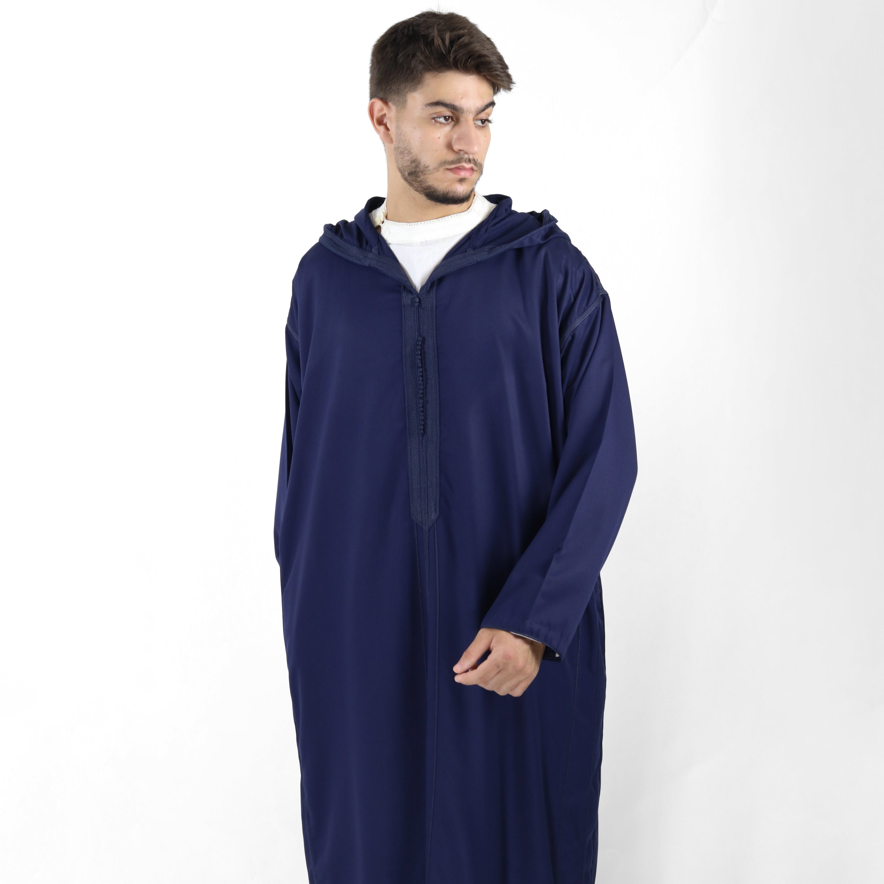 Ethereal Elegance Long Sleeve Hooded Djellaba Thobes