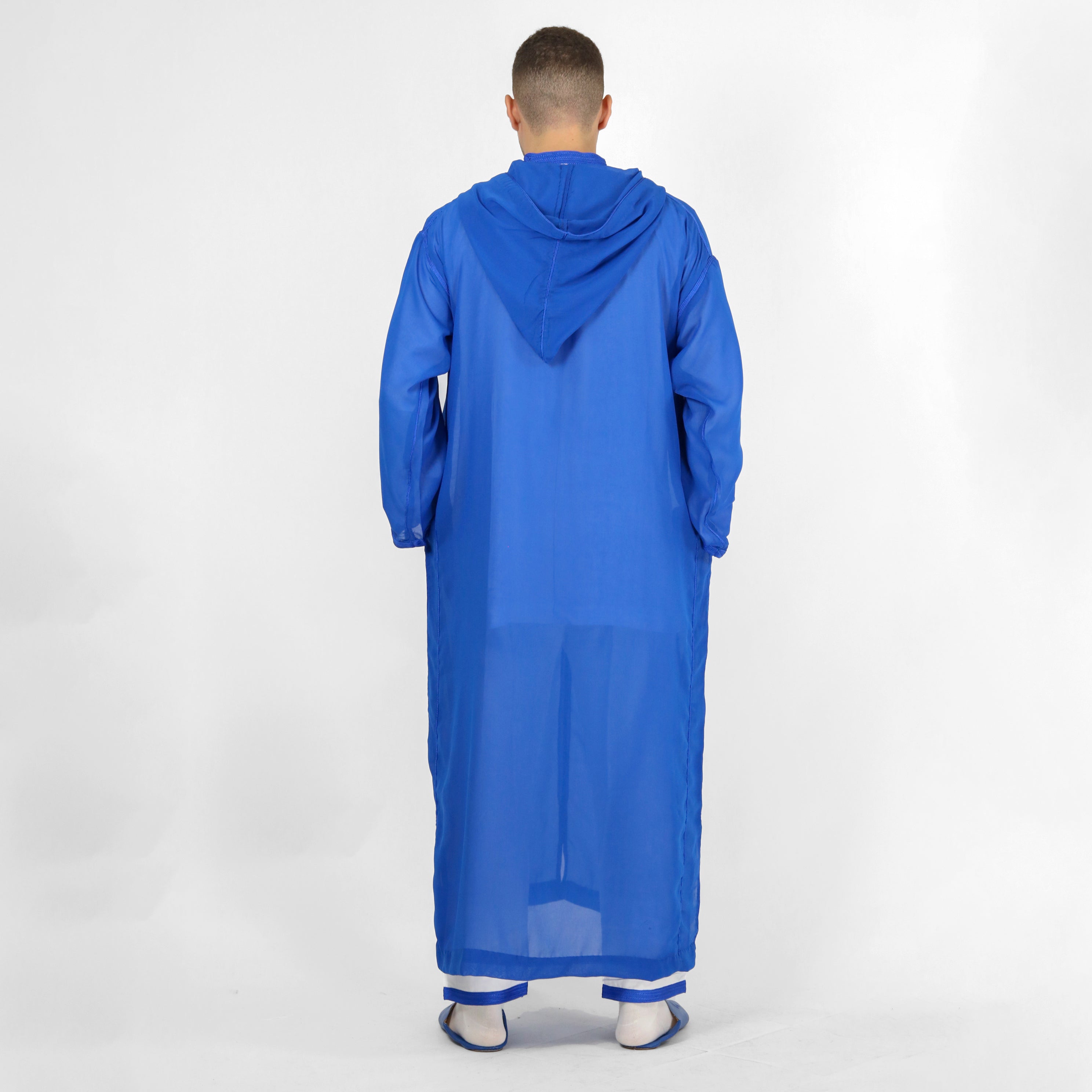 Arabesque Aura Heavy Embroidery Work Hooded Djellaba Thobes