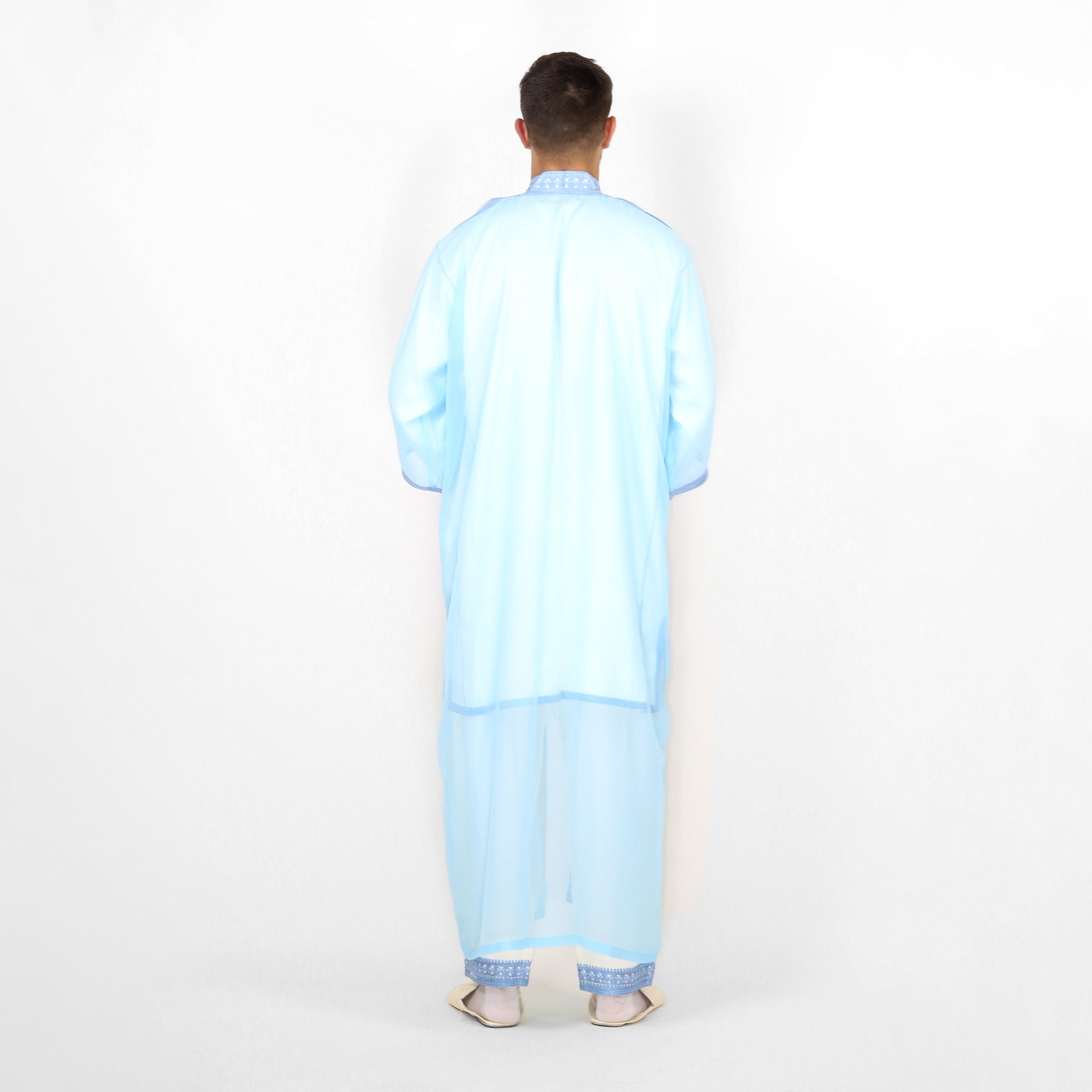 Oasis Moroccan Men Djellaba 3-piece Caftan Thobe Set