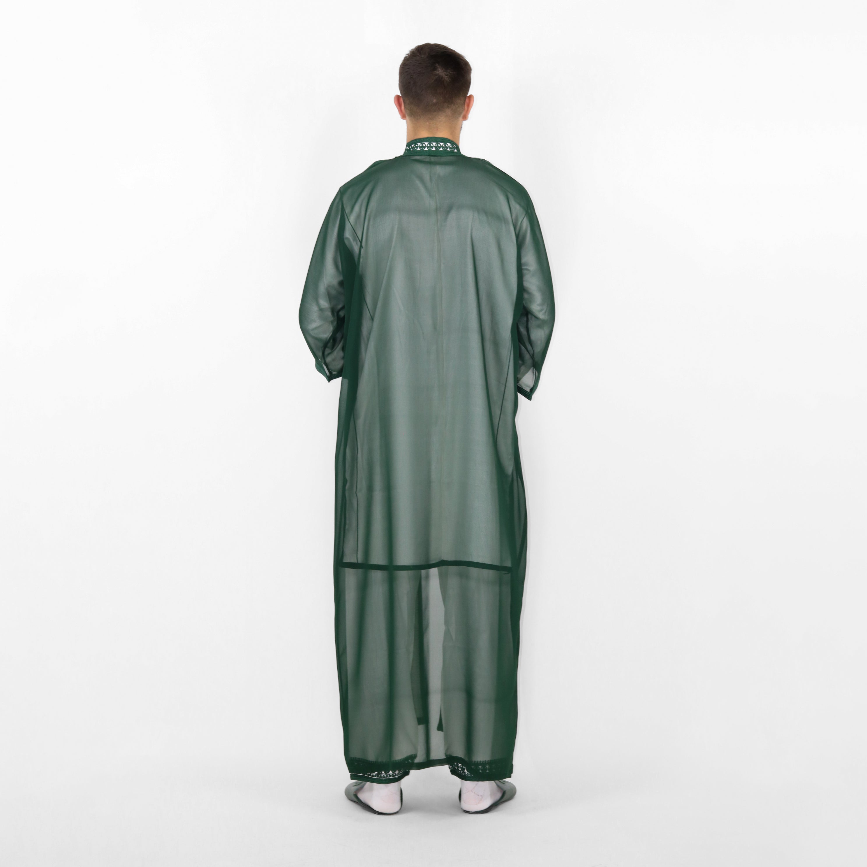 Oasis Moroccan Men Djellaba 3-piece Caftan Thobe Set
