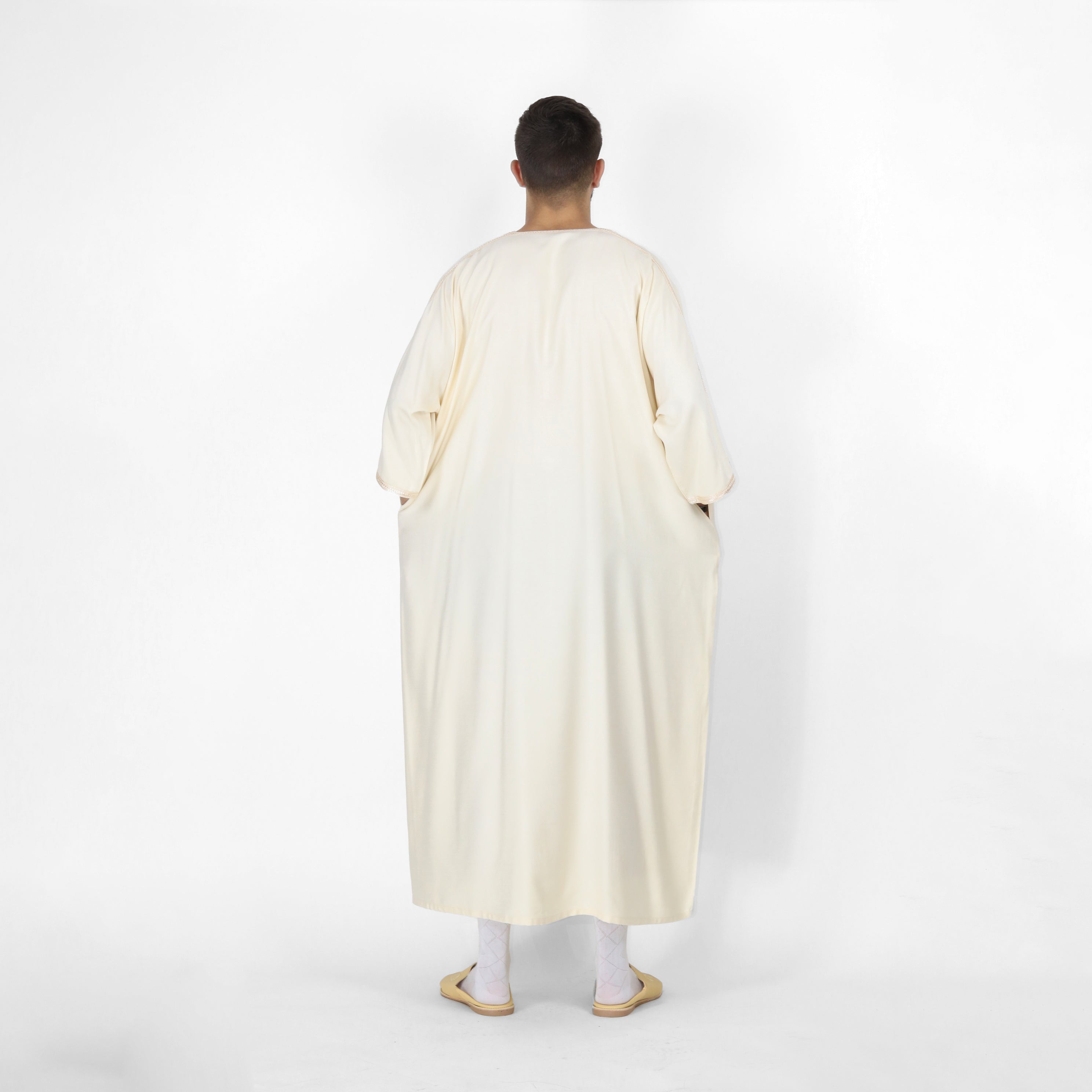 Celestial Serenity Elbow Length Sleeve Embroidered Thobes