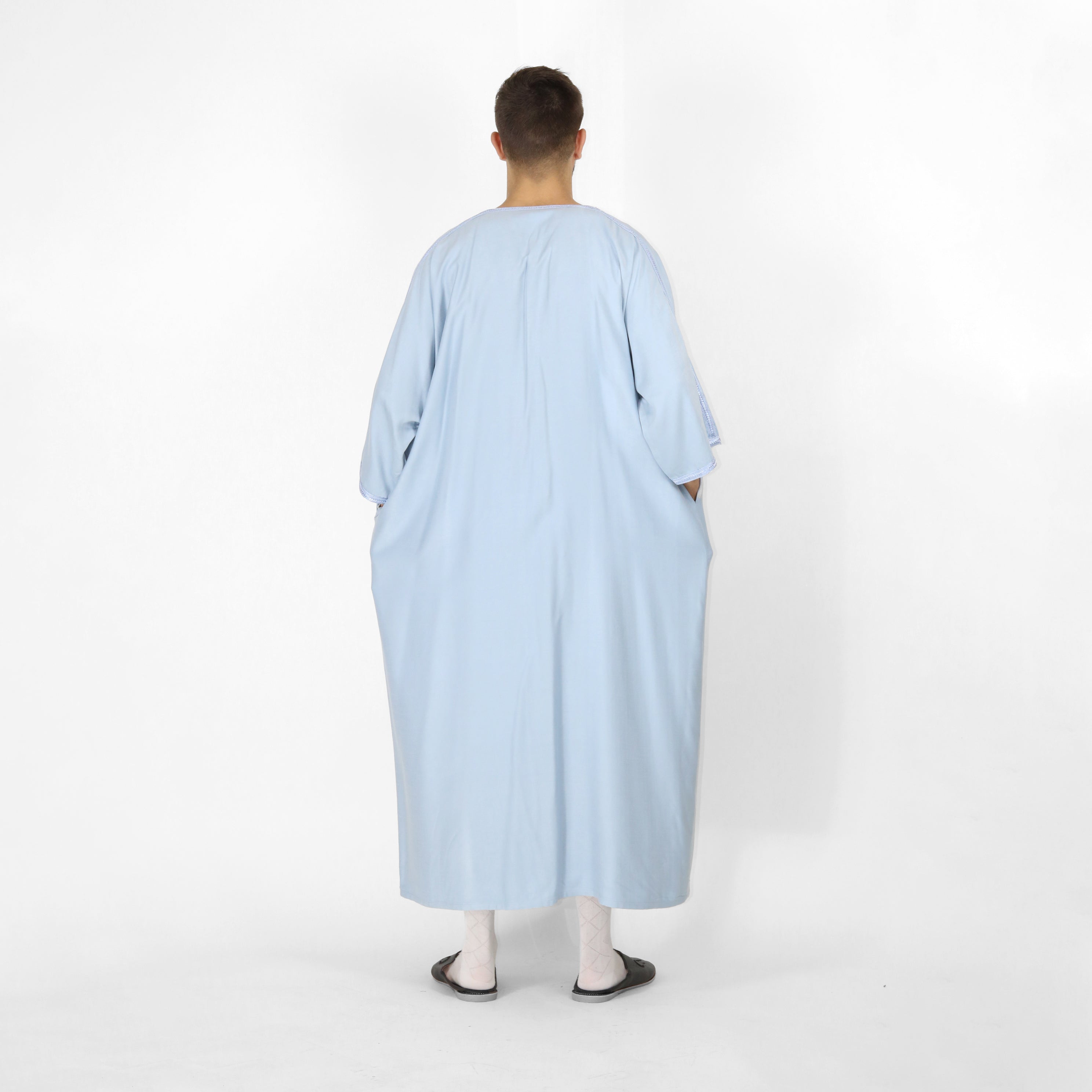 Celestial Serenity Elbow Length Sleeve Embroidered Thobes