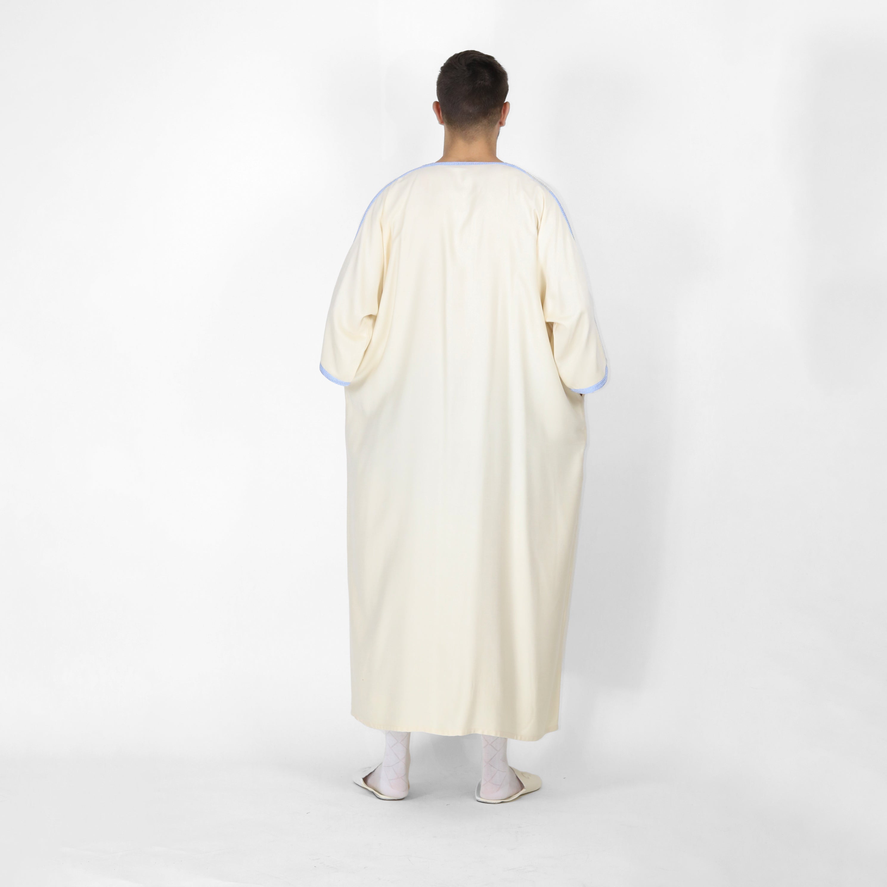 Celestial Serenity Elbow Length Sleeve Embroidered Thobes