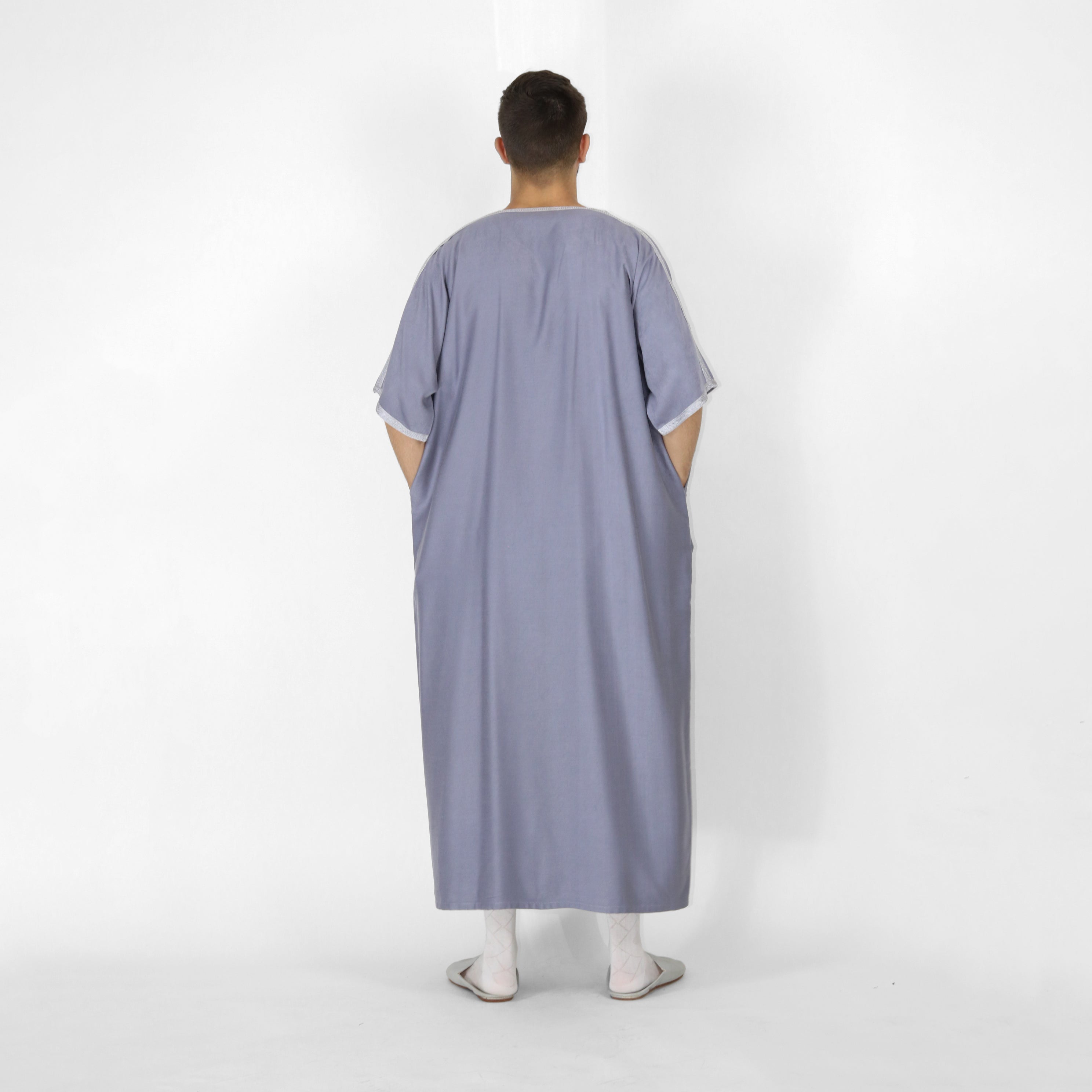 Celestial Serenity Elbow Length Sleeve Embroidered Thobes