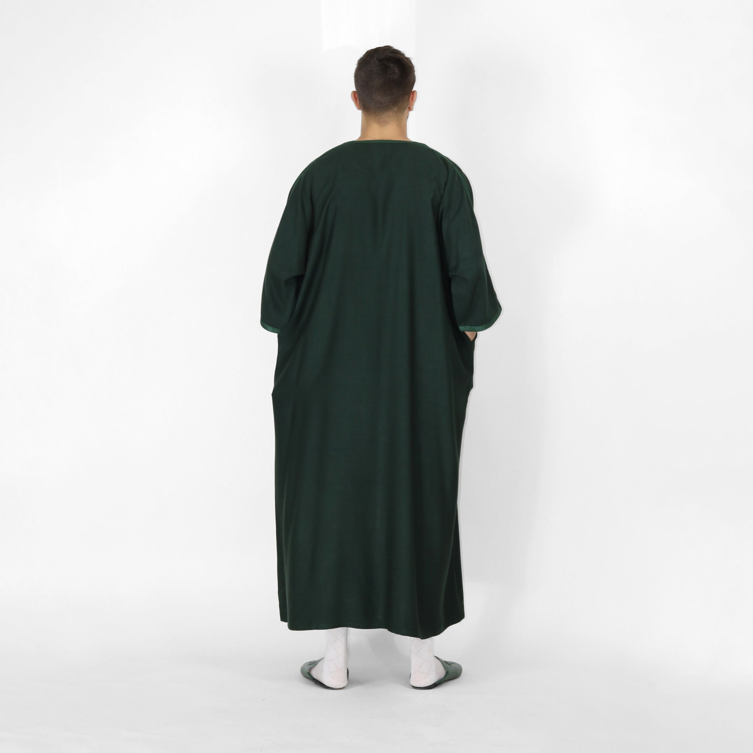 Celestial Serenity Elbow Length Sleeve Embroidered Thobes