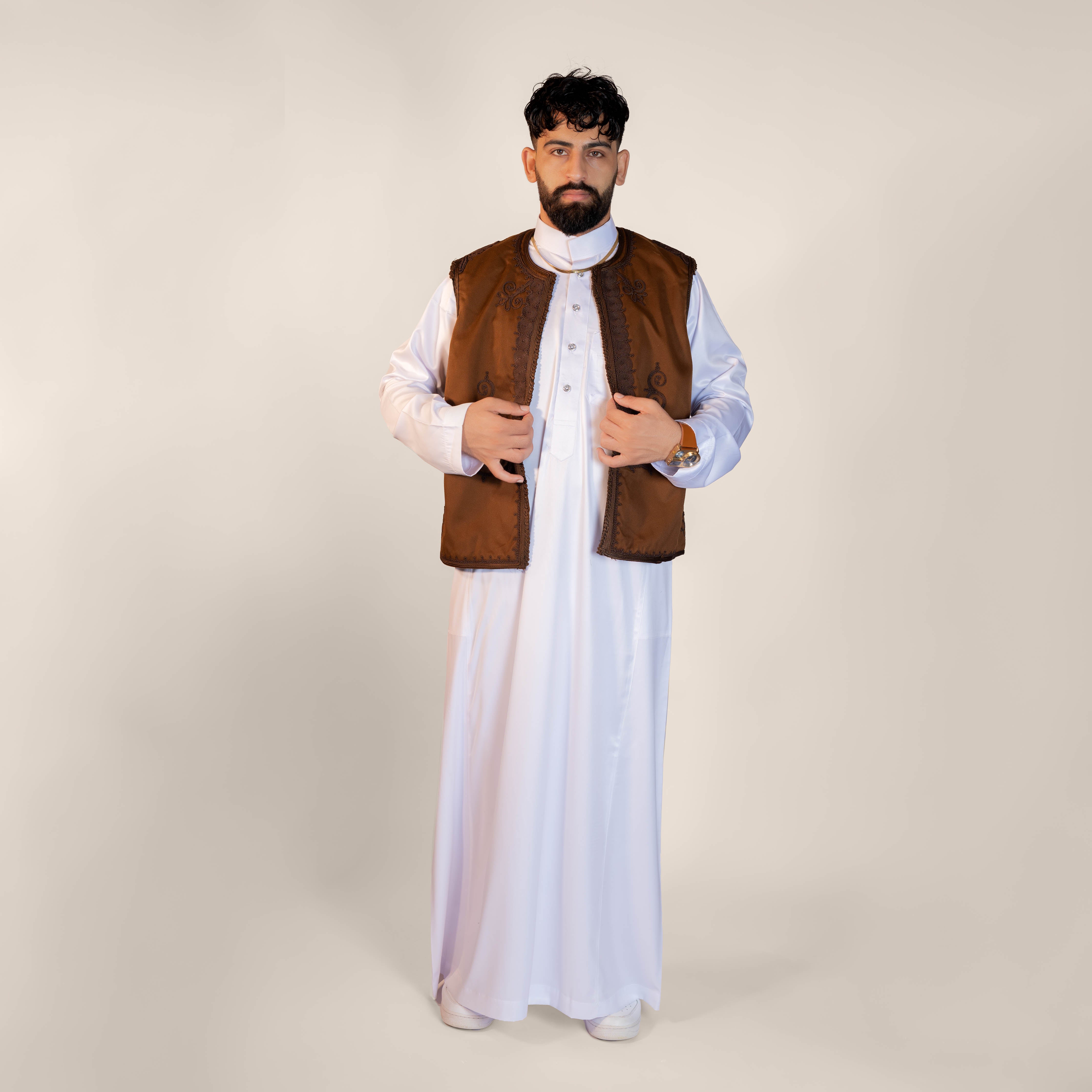 Moonlit Mirage Embroidered Half Coat