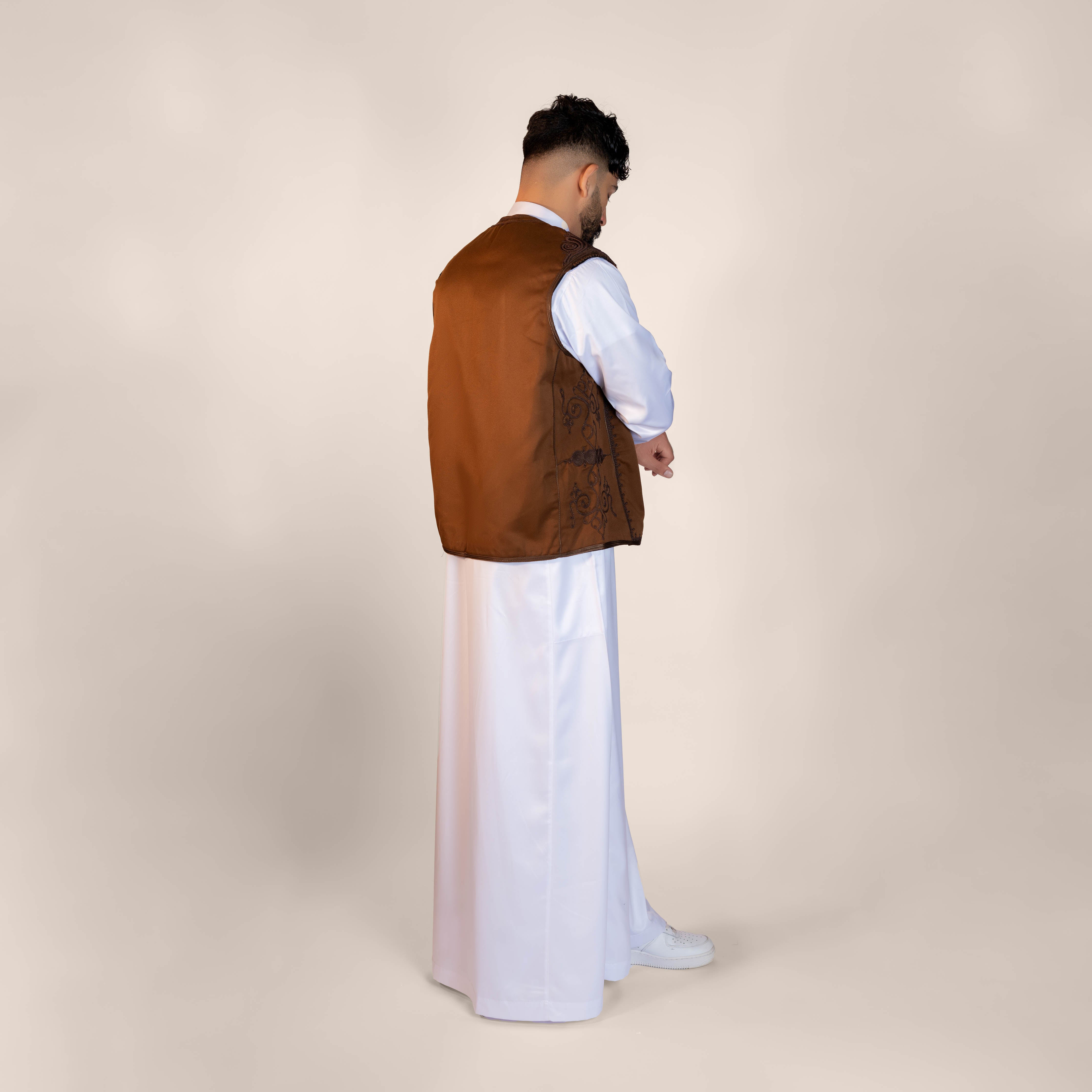 Moonlit Mirage Embroidered Half Coat