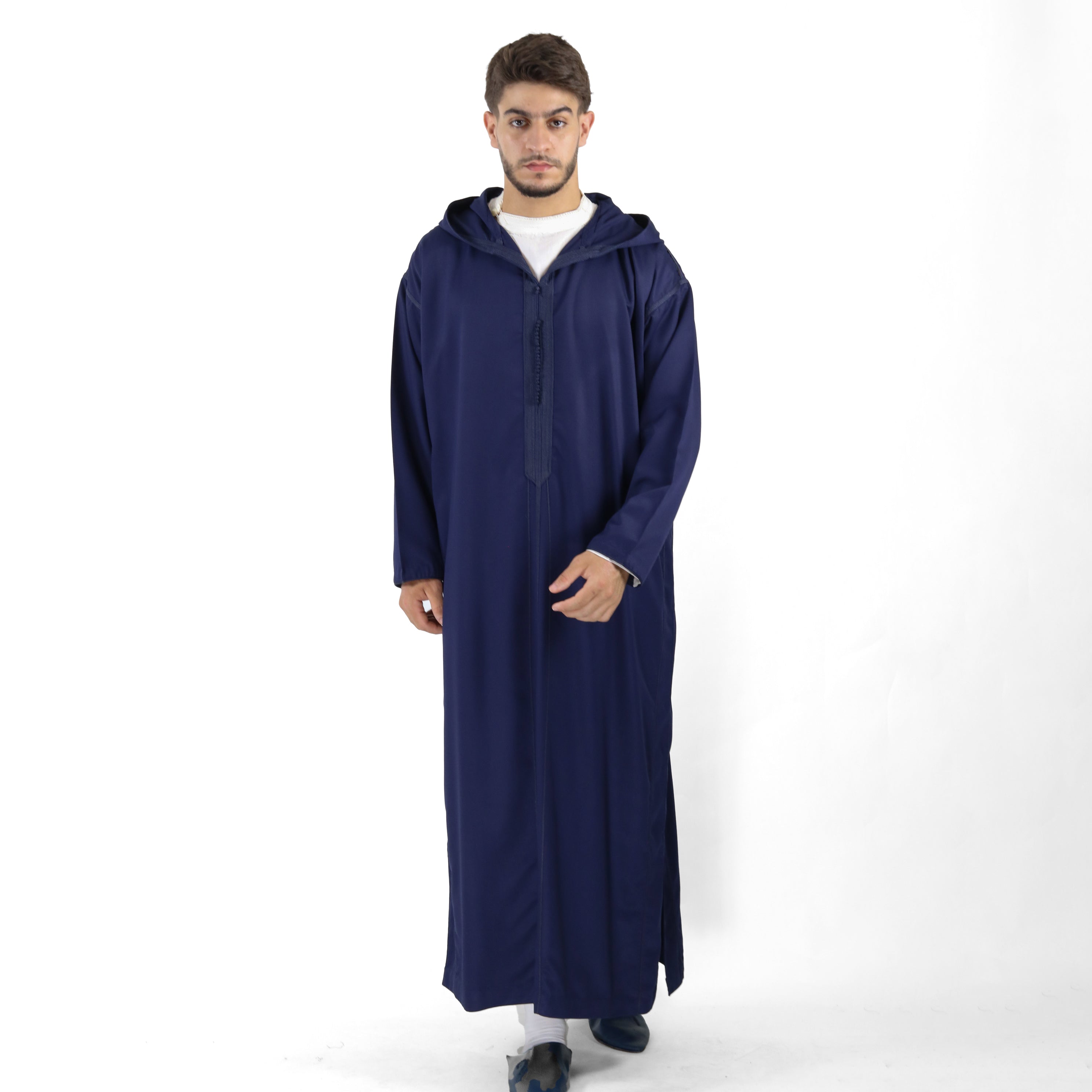 Ethereal Elegance Long Sleeve Hooded Djellaba Thobes
