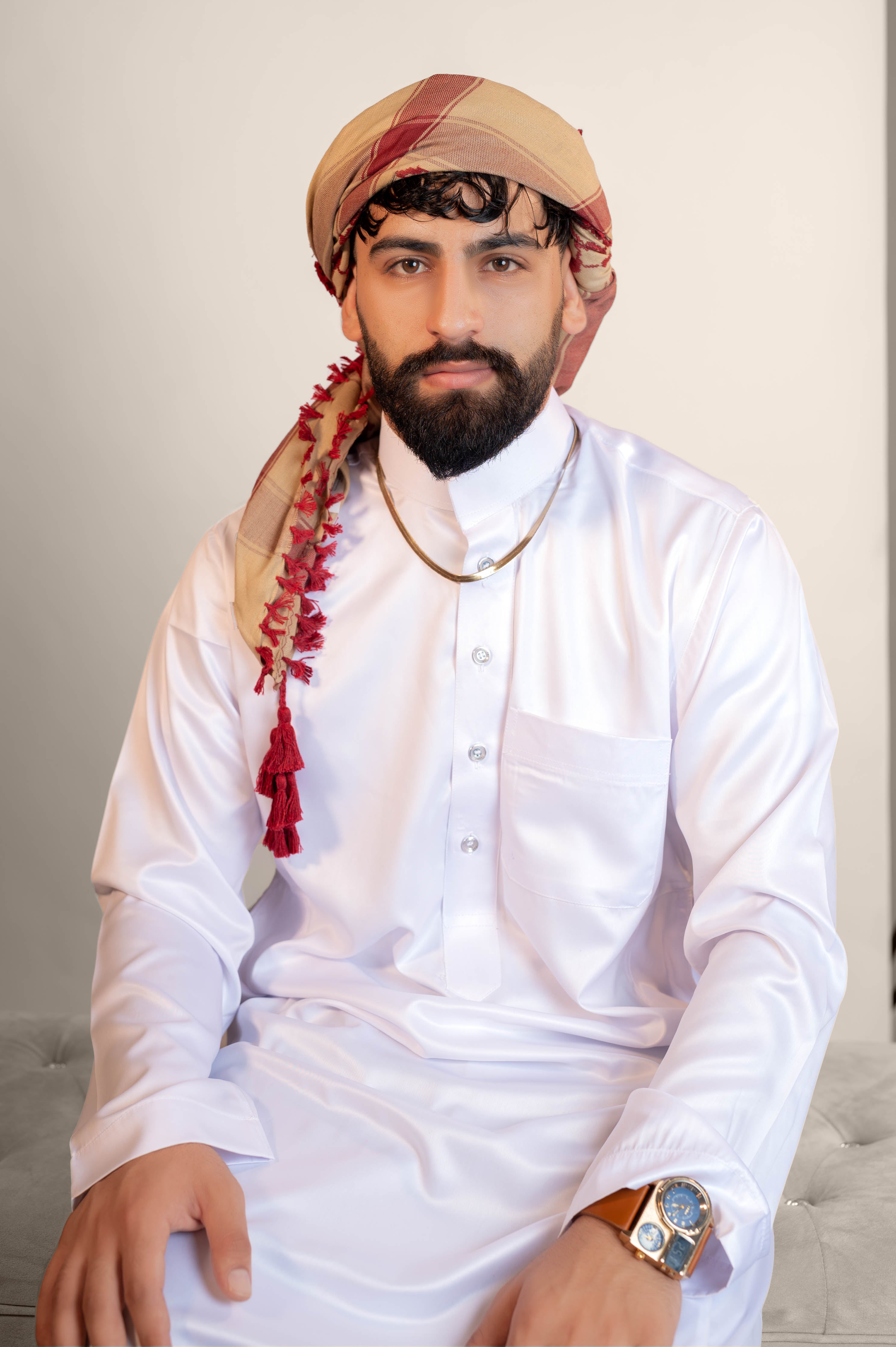 Regal Wrap Arab Muslim Men's Headscarf