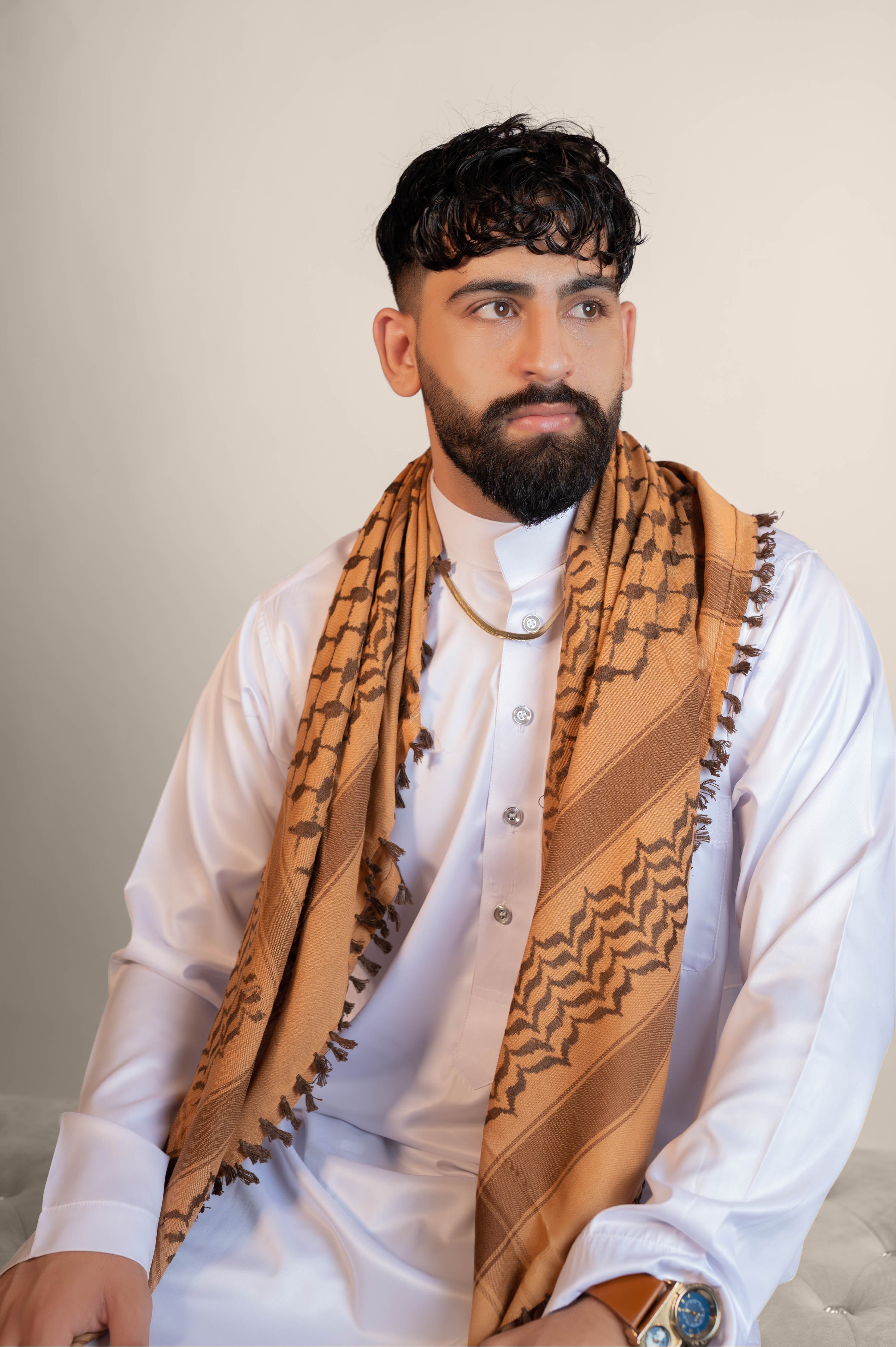 Regal Wrap Arab Muslim Men's Headscarf