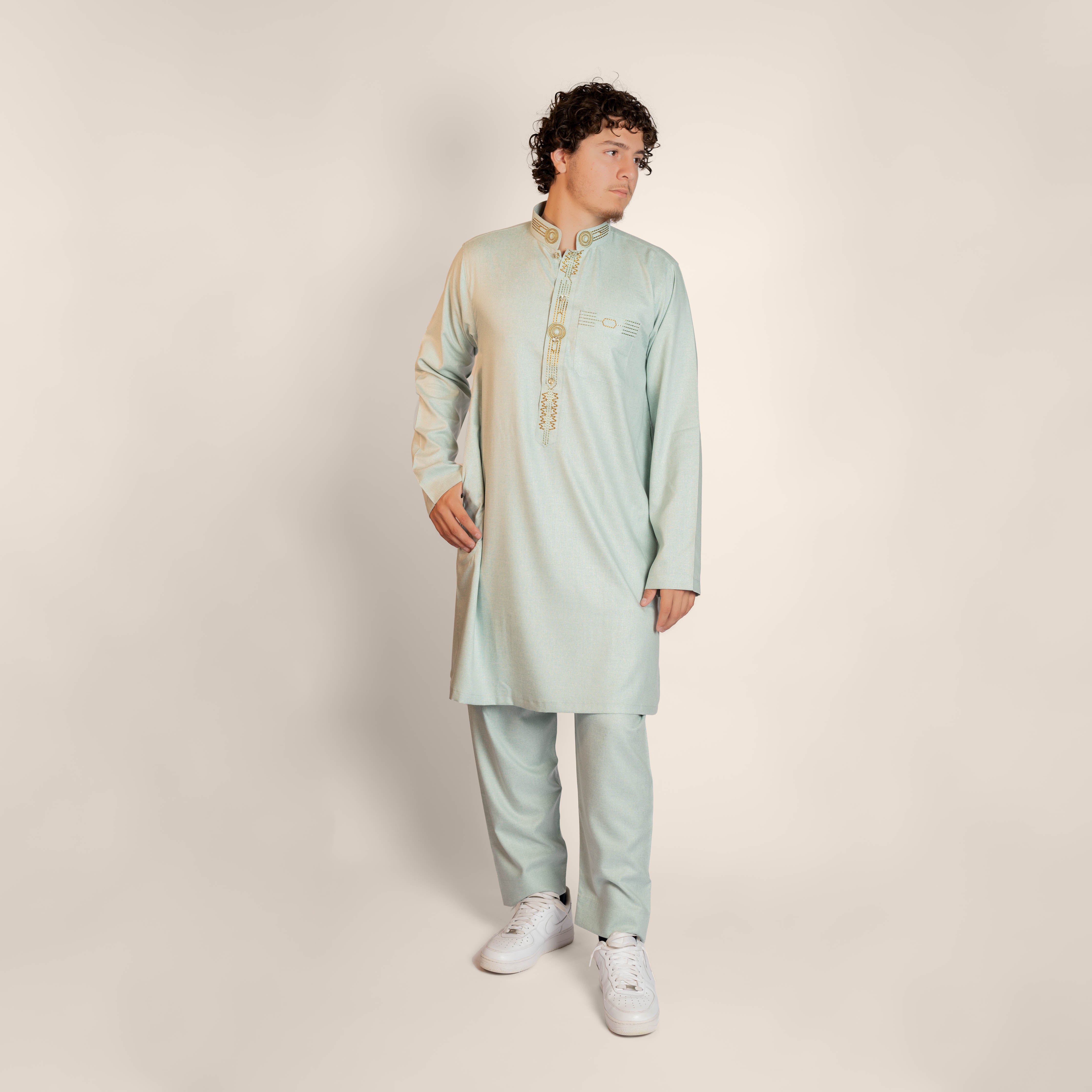 Arabian Treasure Kaftan Kameez Pant Set
