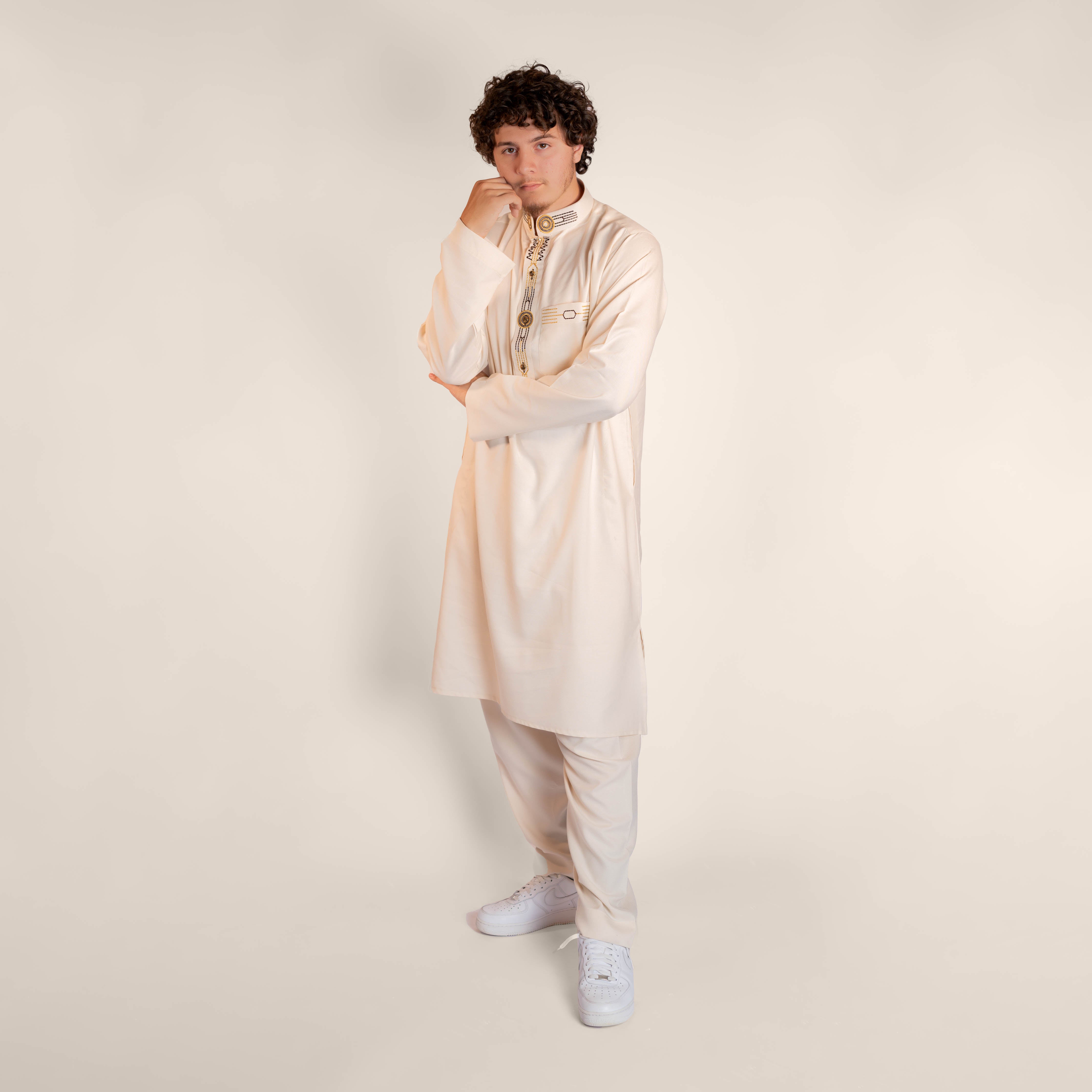 Arabian Treasure Kaftan Kameez Pant Set